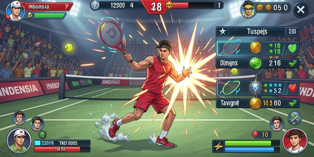 Tampilan antarmuka yang menarik dan modern.