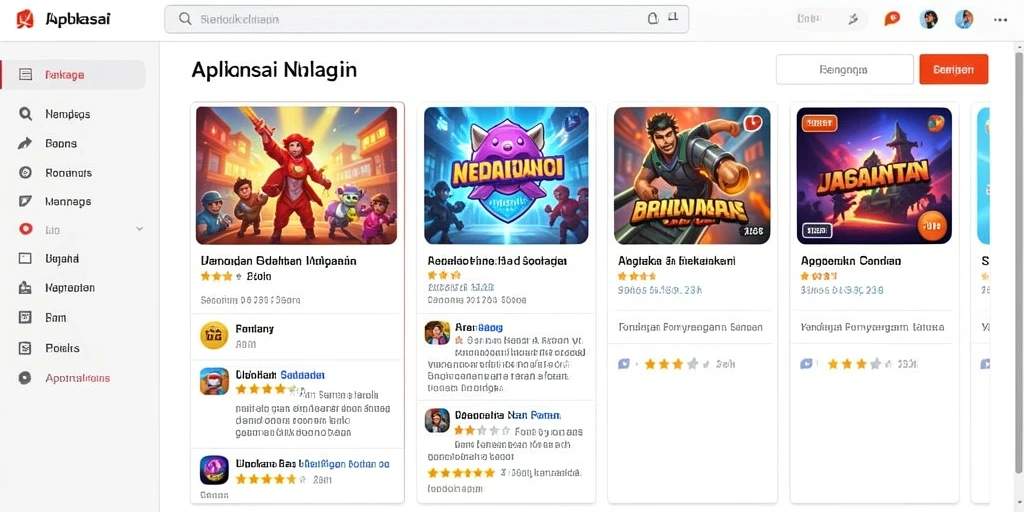 Tampilan awal yang menarik dengan desain visual yang modern.