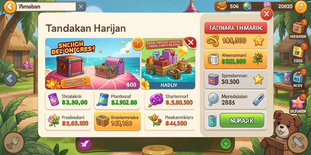 Tampilan antarmuka yang menarik dan mudah digunakan.